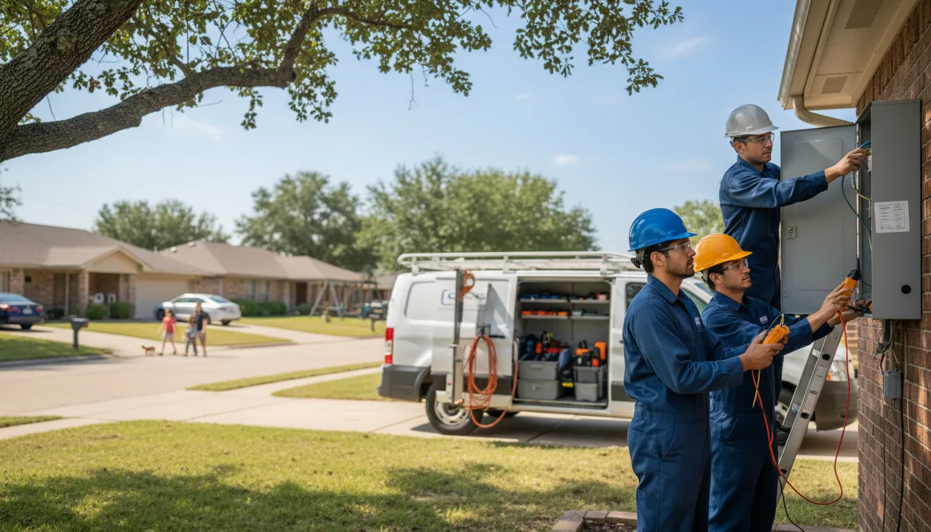 Certified electrician providing emergency electrical services in Afton, TN